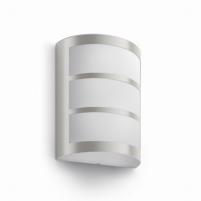 svítidlo PHILIPS  PYTHON nástěnné LED 6W 600Lm 2700k IP44 nerez