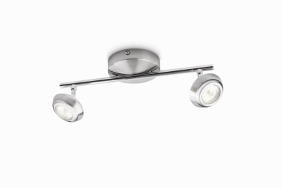svítidlo PHILIPS  SEPIA bodové 2x3W LED 330lm 2700K nikl