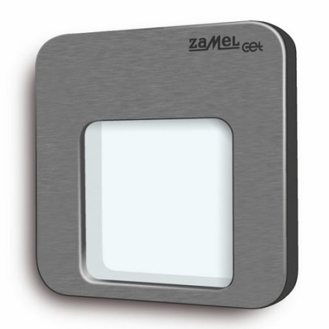 sv.LEX LED MOZA pod omítku 230Vstř 68mm IP20 teplá bílá nerezová ocel