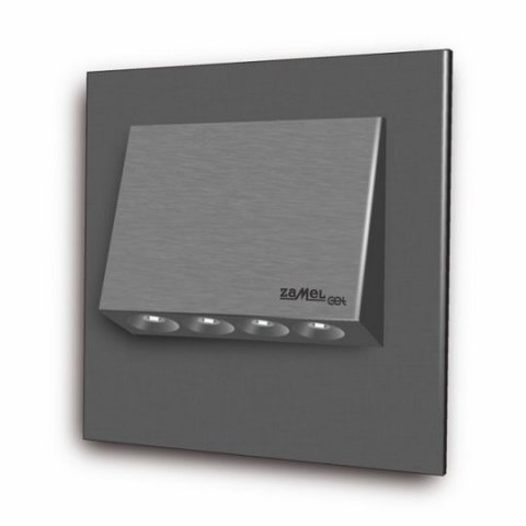 svítidlo LEDIX LED NAVI pod omítku 230Vstř 68mm IP20 teplá bílá nerezová ocel