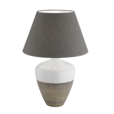 svítidlo HONSEL 56179 stolní lampa 40W/E27 hnědá/šedá