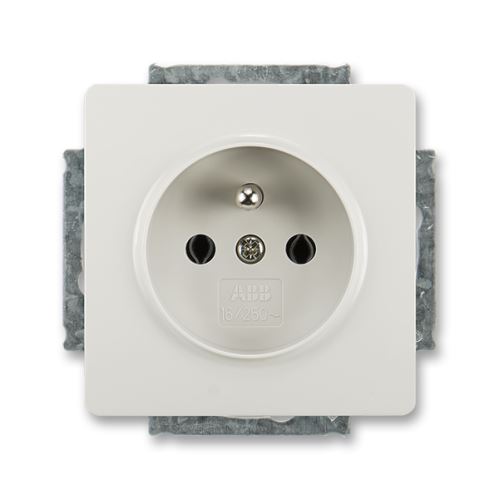 Zásuvka ABB SWING / SWING L bez rámečku jasně bílá 5518G-A02349