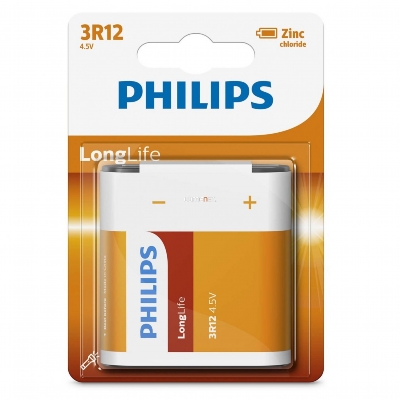 baterie plochá   3R 12 B1  LONGLIFE PHILIPS