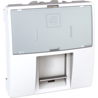 zásuvka UNICA Polar datová 2modul. UTP 5e