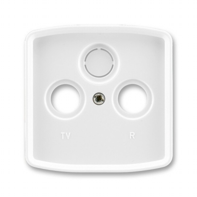 kryt ABB TANGO TV+R+/S/ bílá 5011A-A00300B