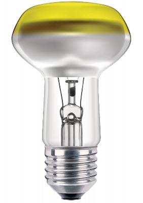 žárovka R 63  40W/E27 žlutá    PHILIPS