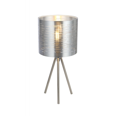 svítidlo GLOBO MUCIA stolní lampa 1x25W E14 nikl mat