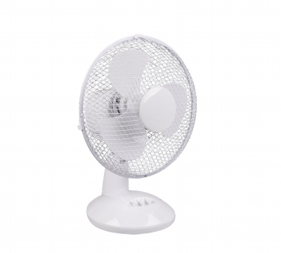 stolní otočný ventilátor bergen - bílý