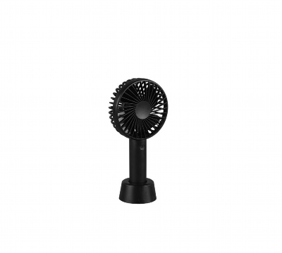 ventilátor windy - 3 rychlosti, usb, dobíjecí, vypínač na těle, černá