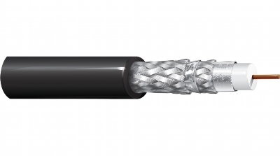 kabel koax H 121 AL PE BELDEN venkovní  75 Ohm