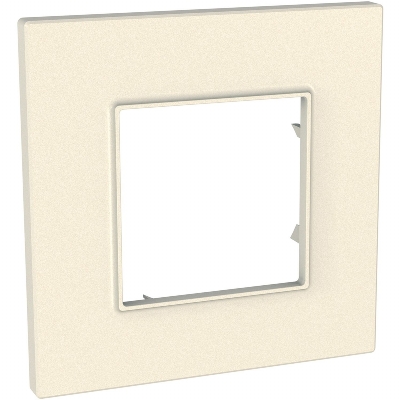 rámeček UNICA Quadro Pearl jednonásobný Pearl