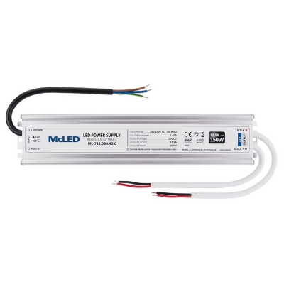 LED napájecí zdroj 12V DC 150W hliník IP67 SCH