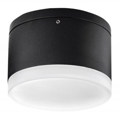 svítidlo PALNAS BRUNO stropní LED 10W/760lm 3000K IP54 černá