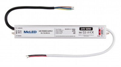 LED napájecí zdroj 24V DC 60W hliník IP67 SCH