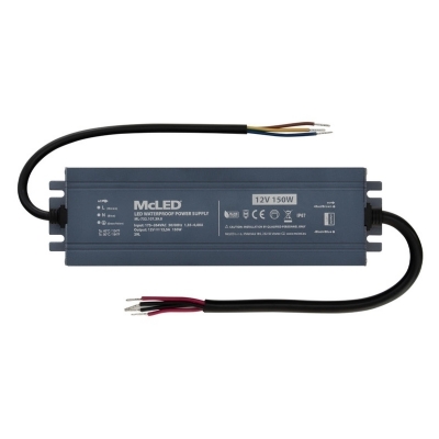 LED napájecí zdroj 12V DC 150W hliník IP67 SCH