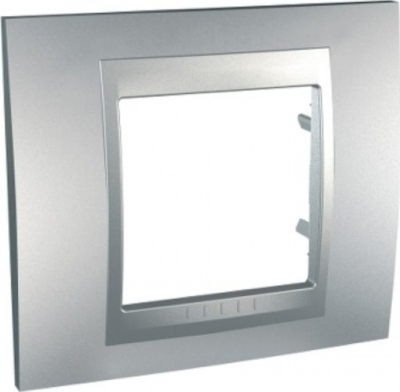 rámeček UNICA Top jednonásobný Aluminium
